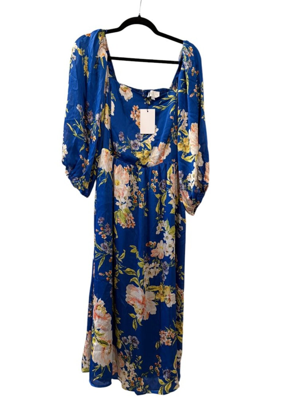 Floral blue Maxi Dress